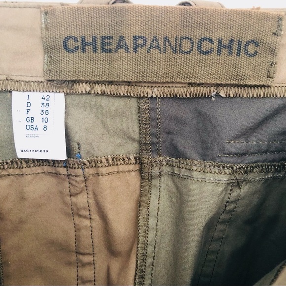 Moschino Cheap and Chic Military Patchwork Skirt - Picture 10 of 15